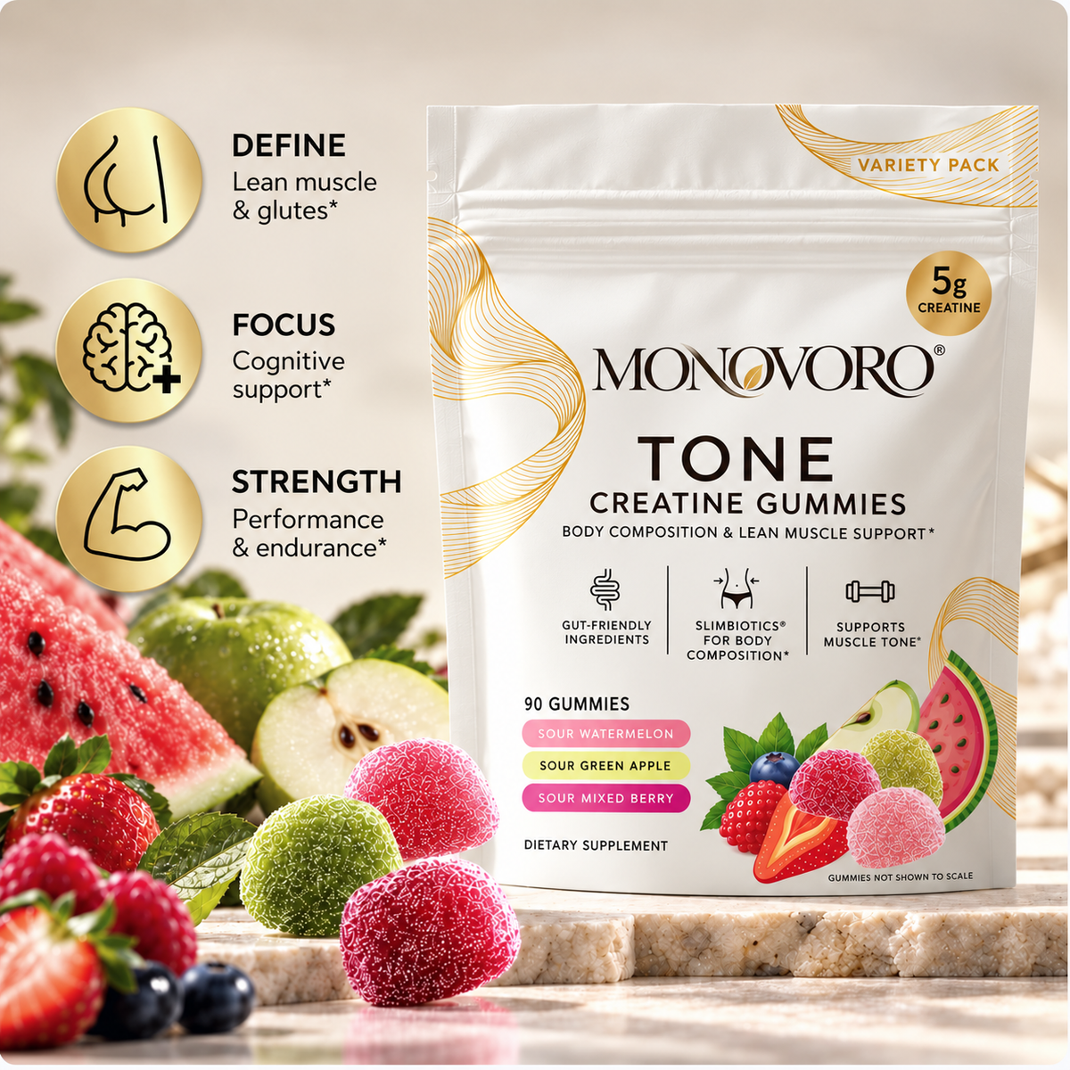Monovoro Creatine Gummies