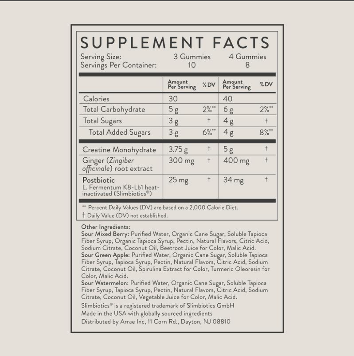 Monovoro Creatine Gummies